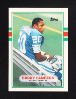 Barry Sanders 1989 Topps Traded #83T RC at PristineAuction.com