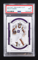 Malik Nabers 2024 Panini National Treasures Collegiate #5 RC #65/99 (PSA 9) at PristineAuction.com