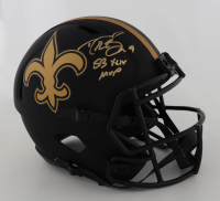 Drew Brees Signed Saints Full-Size Eclipse Alternate Speed Helmet Inscribed "SB XLIV MVP" (Beckett) at PristineAuction.com