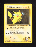 Lt. Surge's Pikachu C 2000 Pokemon Gym Heroes Unlimited #81 at PristineAuction.com