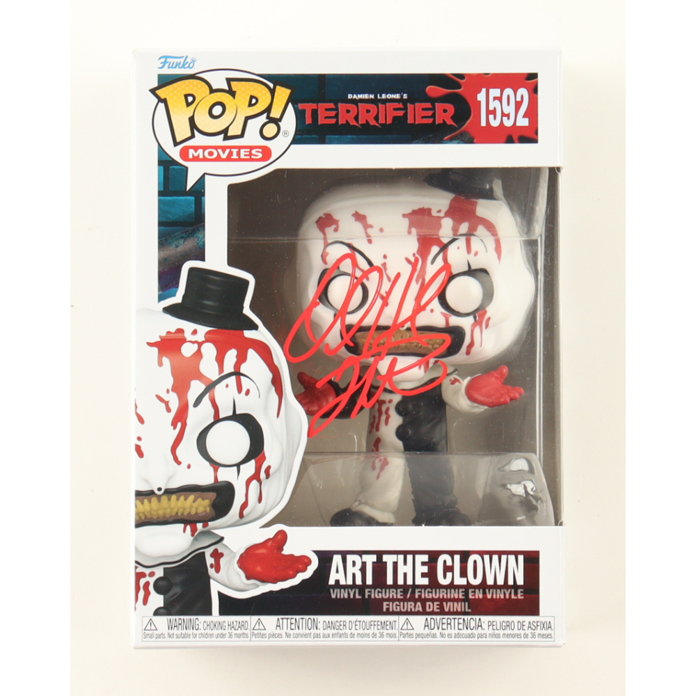 David Howard Thornton Signed "Terrifier" #1592 Art The Clown Funko Pop! Vinyl Figure (JSA) at PristineAuction.com