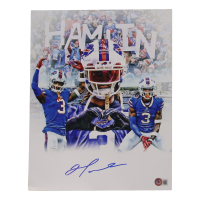 Damar Hamlin Signed Bills 11x14 Photo (Beckett) at PristineAuction.com