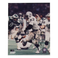 Kenny King Signed Raiders 8x10 Photo Inscribed "SB XV 80 YD TD" (AIV) at PristineAuction.com