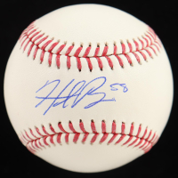 Hunter Brown Signed OML Baseball (Beckett) at PristineAuction.com