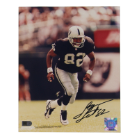 James Jett Signed Raiders 8x10 Photo (AIV) at PristineAuction.com