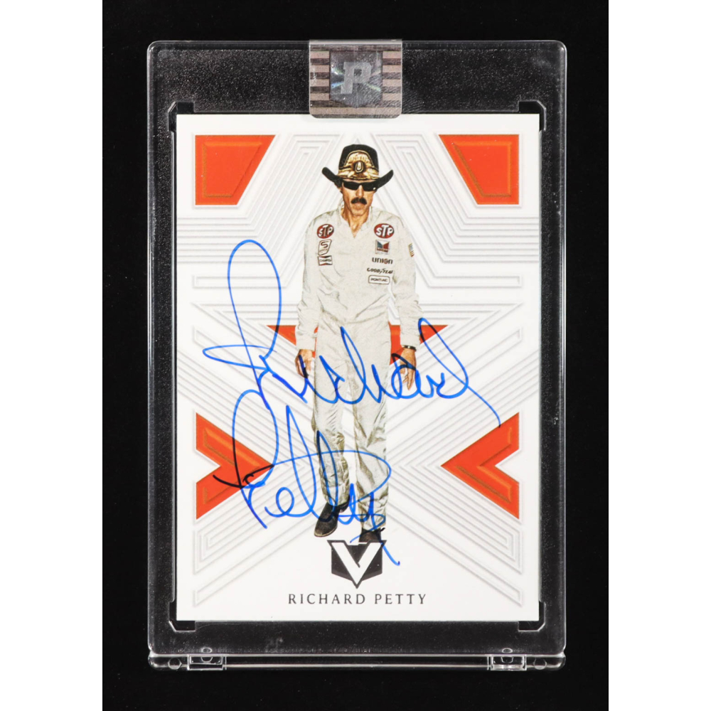 Richard Petty Signed 2023 Panini Chronicles Vertex #7 (PA) at PristineAuction.com