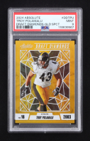 Troy Polamalu 2024 Absolute Draft Diamonds Spectrum Gold #17 #1/10 (PSA 9) at PristineAuction.com