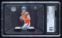 Bo Nix 2024 Panini Mosaic #271 RC (CGC 10) at PristineAuction.com