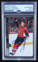 Brady Tkachuk Signed 2020-21 Upper Deck #383 (PSA) at PristineAuction.com