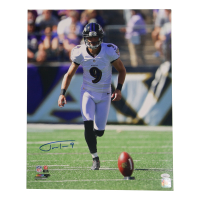 Justin Tucker Signed Ravens 16x20 Photo (JSA) at PristineAuction.com