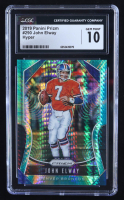 John Elway 2019 Panini Prizm Hyper #290 #75/175 (CGC 10) at PristineAuction.com