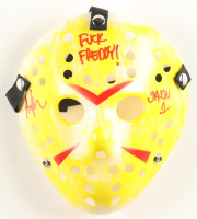 Ari Lehman Signed "Friday the 13th" Mask Inscribed "F*** Freddy!" & "Jason 1" (JSA) at PristineAuction.com