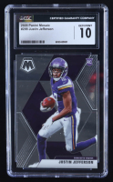 Justin Jefferson 2020 Panini Mosaic #209 RC (CGC 10) at PristineAuction.com