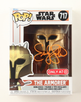 Emily Swallow Signed "Star Wars" #717 The Armorer Funko Pop! Bobblehead Vinyl Figure (JSA) at PristineAuction.com