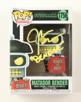 John DiMaggio Signed "Futurama" #1756 Matador Bender Funko Pop! Vinyl Figure Inscribed "Bender" (JSA) at PristineAuction.com