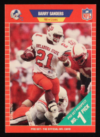 Barry Sanders 1989 Pro Set #494 RC at PristineAuction.com