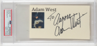 Adam West Signed 3x6 Cut With Inscription (PSA) at PristineAuction.com