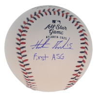Hunter Goodman Signed 2025 All-Star Game Logo Baseball Inscribed "First ASG" (PSA) at PristineAuction.com
