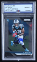 D.J. Moore Signed 2018 Panini Prizm #207 RC (PSA | Auto 10) at PristineAuction.com