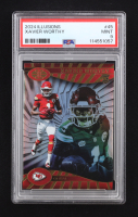 Xavier Worthy 2024 Panini Illusions #45 RC (PSA 9) at PristineAuction.com