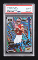 Jayden Daniels 2024 Panini Illusions Shining Stars #3 RC (PSA 10) at PristineAuction.com