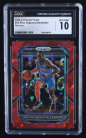 Shai Gilgeous-Alexander 2022-23 Panini Prizm Red Ice #64 (CGC 10) at PristineAuction.com