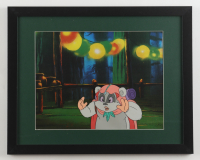 Original Production 1985 Lucas Films "Star Wars: Ewoks" 12x15 Custom Framed Hand-Painted Animation Cel Display at PristineAuction.com