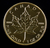 2009 Canada Maple Leaf 1 Oz. .9999 Fine Gold Coin at PristineAuction.com