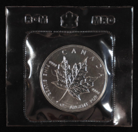 1989 Canada $5 Maple Leaf 1oz .9999 Fine Silver Coin in Original RCM Packaging at PristineAuction.com