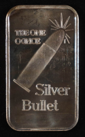 "The One Ounce 'Silver Bullet'" 1oz .999 Fine Silver Bullion Bar at PristineAuction.com
