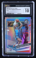 Shai Gilgeous-Alexander 2023-24 Donruss Optic Holo #104 (CGC 10) at PristineAuction.com
