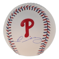 Christopher Sanchez Signed Phillies Logo Baseball (PSA) at PristineAuction.com