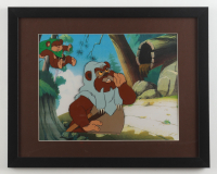 Original Production 1985 Lucas Films "Star Wars: Ewoks" 12x15 Custom Framed Hand-Painted Animation Cel Display at PristineAuction.com