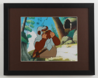 Original Production 1985 Lucas Films "Star Wars: Ewoks" 12x15 Custom Framed Hand-Painted Animation Cel Display at PristineAuction.com