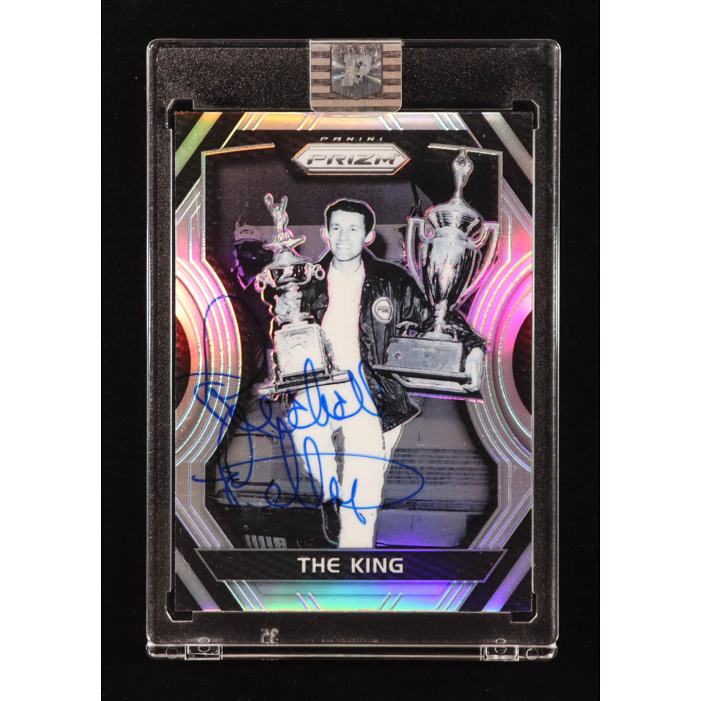 Richard Petty Signed 2018 Panini Prizm Prizms #47B VAR (PA) at PristineAuction.com