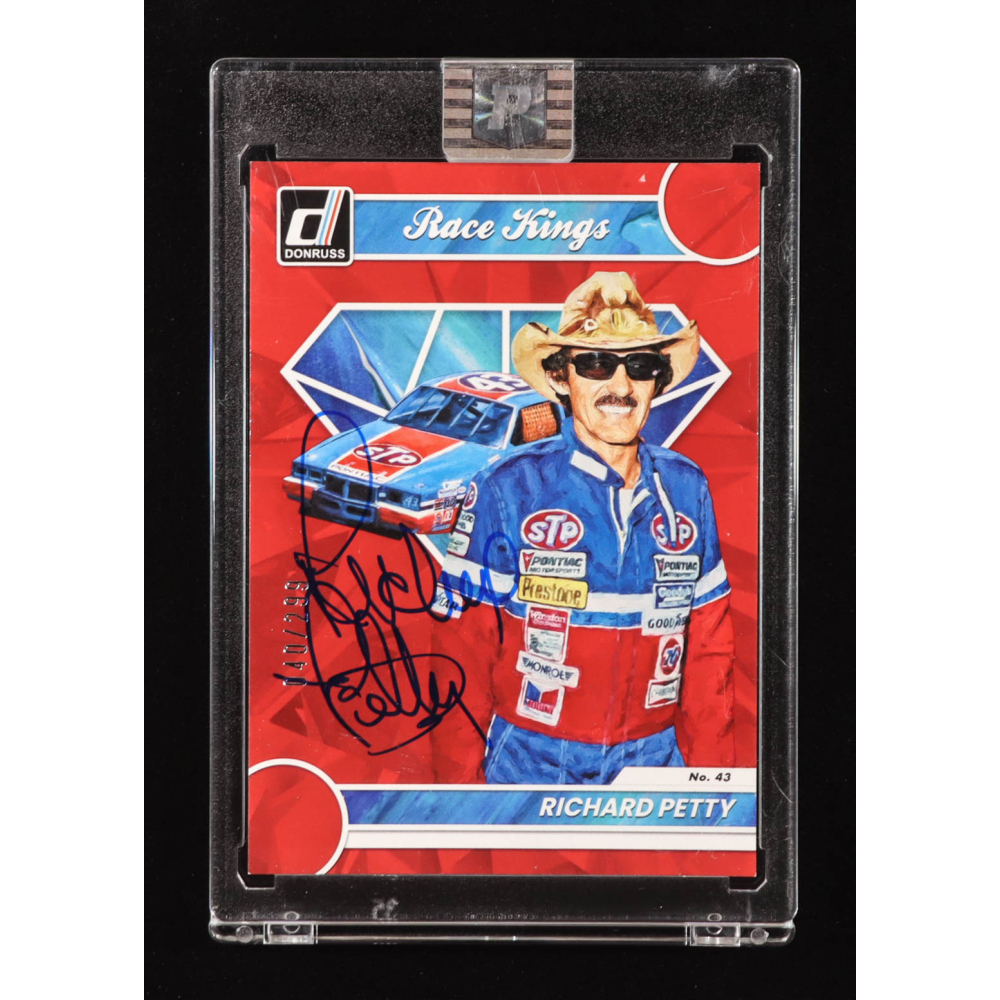 Richard Petty Signed 2023 Donruss Red #1 RK #40/299 (PA) at PristineAuction.com