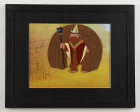 Original Production 1985 Lucas Films "Star Wars: Ewoks" 12x15 Custom Framed Hand-Painted Animation Cel Display at PristineAuction.com