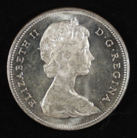 1965 Canada Silver $1 Dollar - 80% Silver at PristineAuction.com