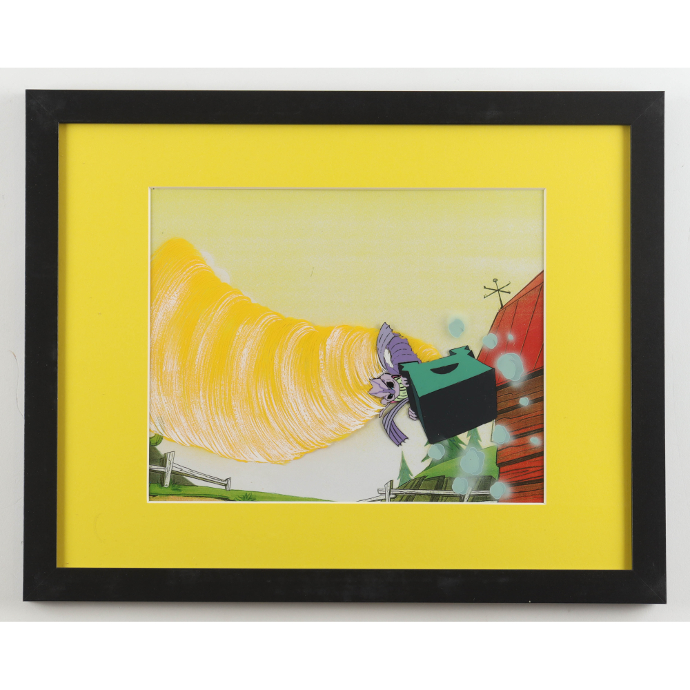 Original Production "Pink Panther" 12x15 Custom Framed Hand-Painted Animation Cel Display at PristineAuction.com