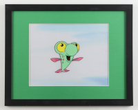Original Production 1985 Lucas Films "Star Wars: Ewoks" 12x15 Custom Framed Hand-Painted Animation Cel Display at PristineAuction.com