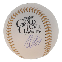 Seth Lugo Signed Gold Glove Award Logo Baseball (PSA) at PristineAuction.com