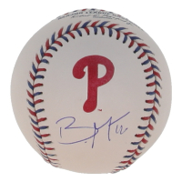 Brandon Marsh Signed Phillies Logo Baseball (PSA) at PristineAuction.com