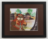 Original Production 1985 Lucas Films "Star Wars: Ewoks" 12x15 Custom Framed Hand-Painted Animation Cel Display at PristineAuction.com