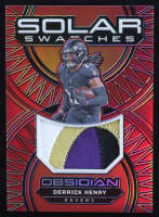 Derrick Henry 2024 Panini Obsidian Solar Swatches Red #27 #08/75 at PristineAuction.com