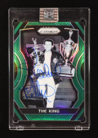 Richard Petty Signed 2018 Panini Prizm Prizms Green #47B VAR #143/149 (PA) at PristineAuction.com