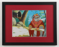 Original Production 1985 Lucas Films "Star Wars: Ewoks" 12x15 Custom Framed Hand-Painted Animation Cel Display at PristineAuction.com