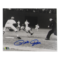 Pete Rose Signed Reds 8x10 Photo (AIV) at PristineAuction.com