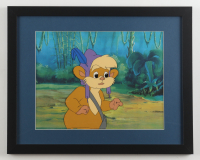 Original Production 1985 Lucas Films "Star Wars: Ewoks" 12x15 Custom Framed Hand-Painted Animation Cel Display at PristineAuction.com