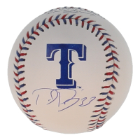 Dane Dunning Signed Rangers Logo Baseball (PSA) at PristineAuction.com