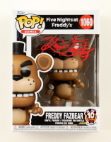 Kevin Foster Signed "Five Nights at Freddy's" #1060 Freddy Fazbear Funko Pop! Vinyl Figure (JSA) at PristineAuction.com